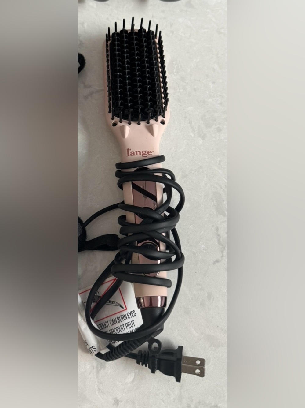 Lange Pink and Black Hair Styling Brush